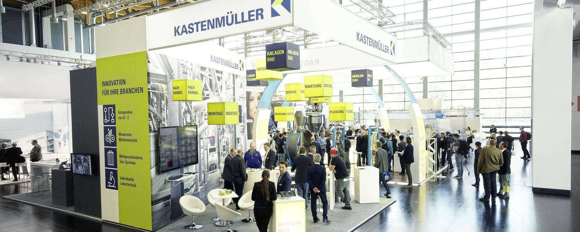 Kastenmüller Messestand Powtech